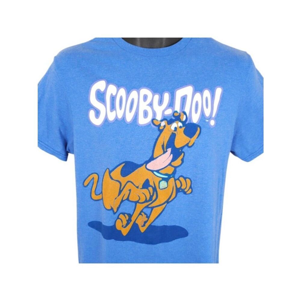 Scooby Doo T Shirt Mens Size Medium Blue Cartoon Hanna Barbera